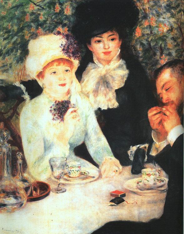 Pierre Renoir The End of the Luncheon oil painting picture